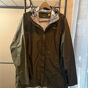 Cabela's Olive Green Raincoat